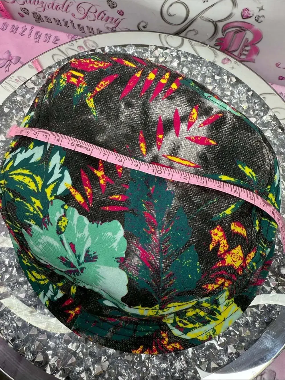 ORIGINIAL CHUCK hat tropical tiki sun Bucket Hat - Teal, Yellow & Black